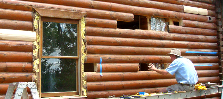 Log Home Repair Columbia, Alabama