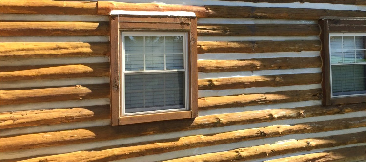 Log Home Whole Log Replacement  Columbia, Alabama