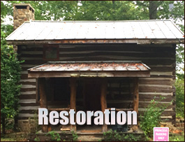 Historic Log Cabin Restoration  Henry County, Alabama